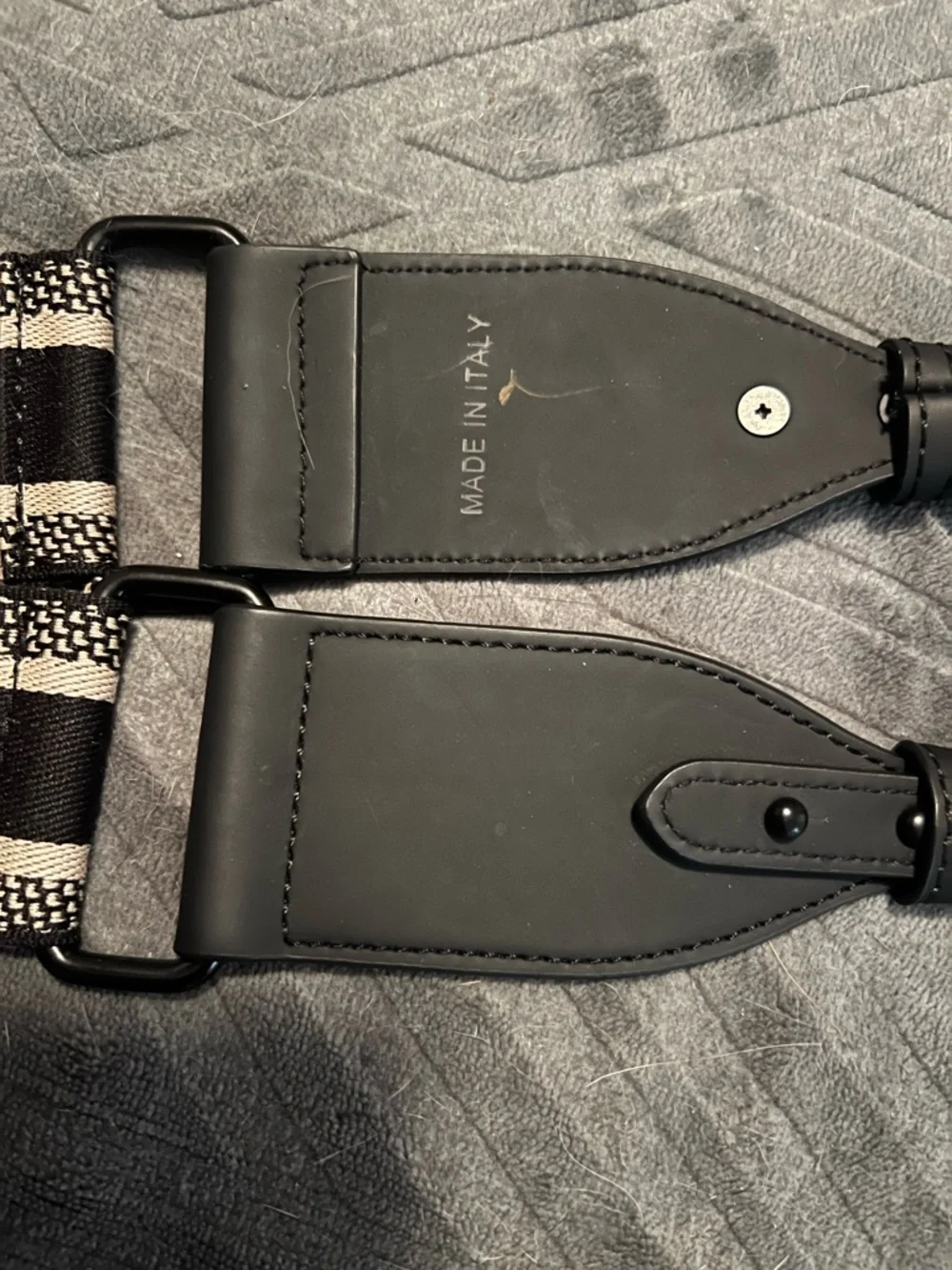 Dior Beige and Black Christian Dior Wide Detachable Strap - Picture 5 of 9